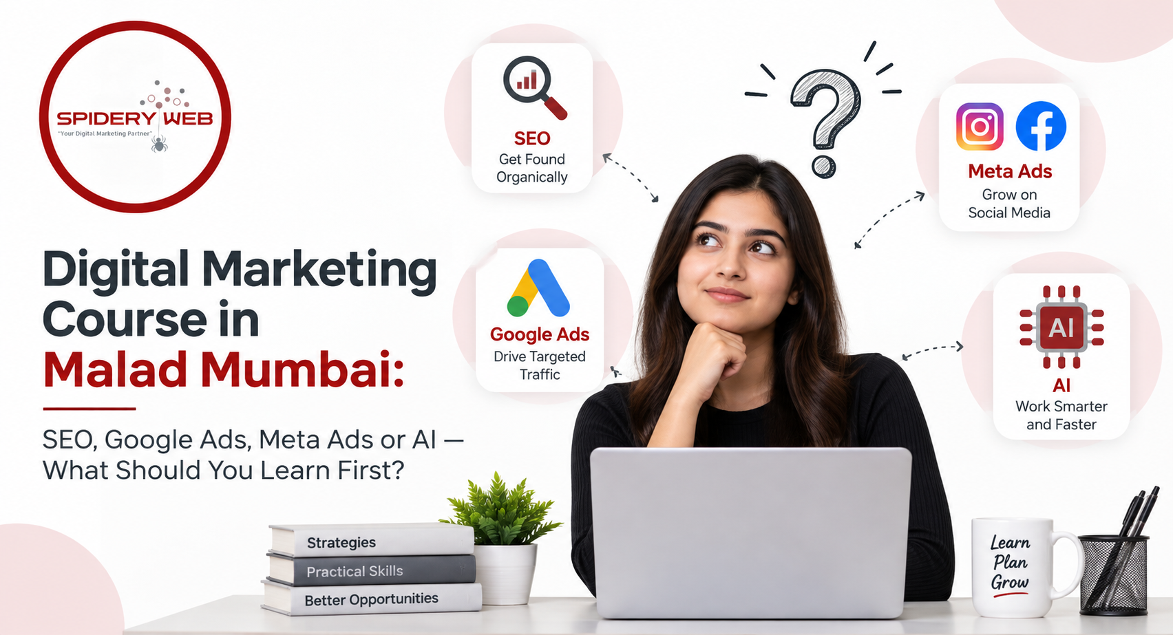 digital marketing course in Malad Mumbai | Spidery Web Institute